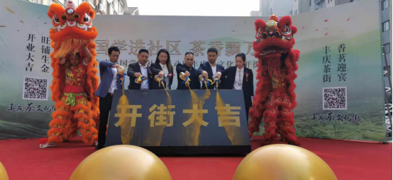 绿城郑州丰庆茶文化街开街迎宾250.png